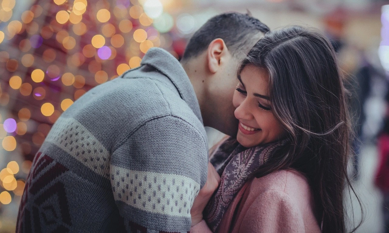 Romantic young couple